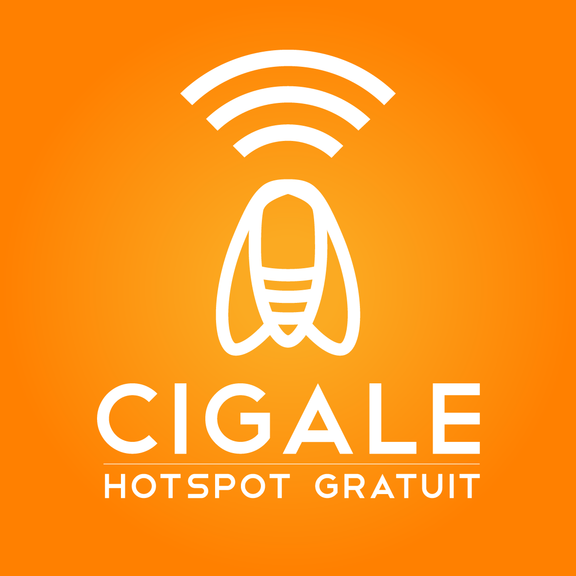 cigale fondorange