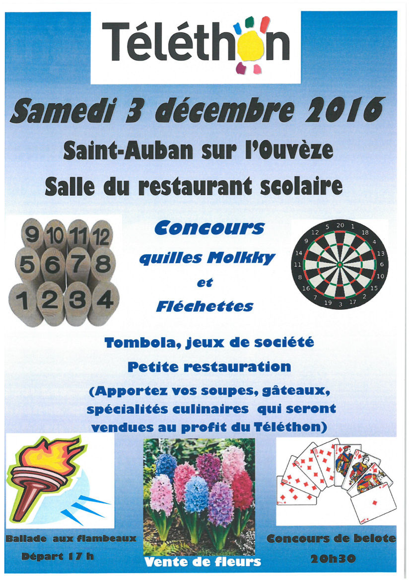affiche telethon 2016